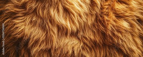 Close up of the Lion Skin Fur Texture background.