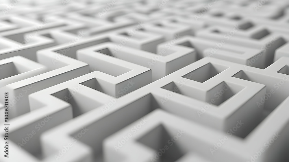 3D Glossy Plain Background with Subtle Maze Lines for Business Strategy & Growth - Minimalist Design with Ample Copy Space 3D Glossy Plain Background with Subtle Maze Lines for Business Strategy & Growth - Minimalist Design with Ample Copy Space