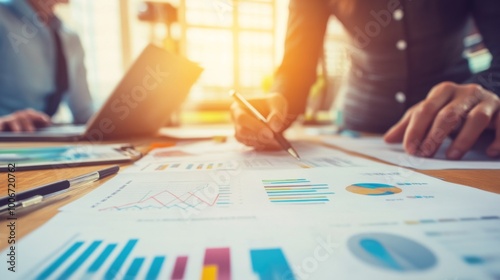 Business Analysis with Charts and Reports on Table