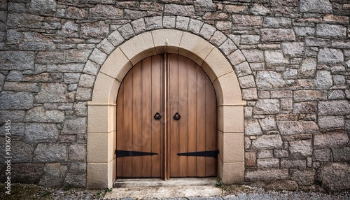 old wooden door
