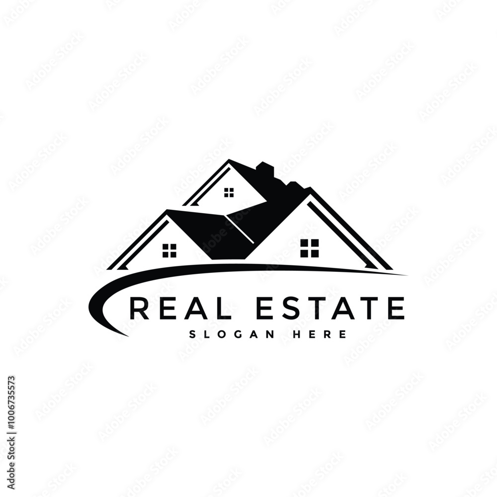 Real estate logo icon vector Real estate logo icon vector