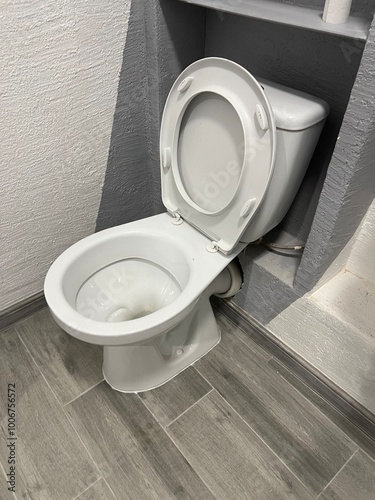 toilet bowl in a bathroom