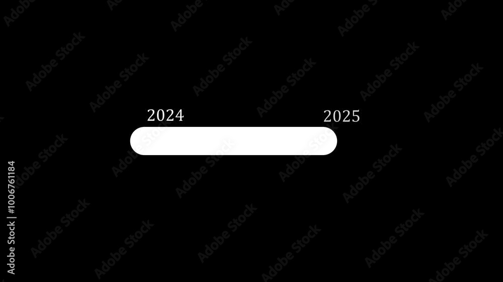 loading bar 2024 to 2025 loading bar animation isolated on a black background, Loading 2024 to 2025 loading Bar Animation. loading bar 2024 to 2025 loading bar animation isolated on a black background, Loading 2024 to 2025 loading Bar Animation.