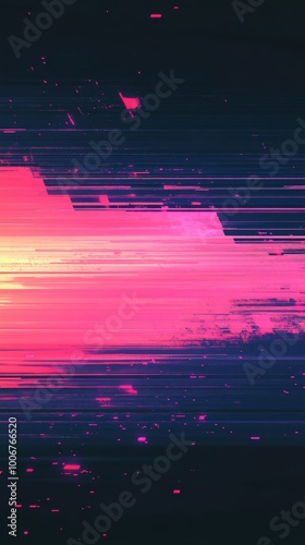 An abstract digital artwork with swift pink and black streaks, showcasing movement and a modern, futuristic aesthetic.