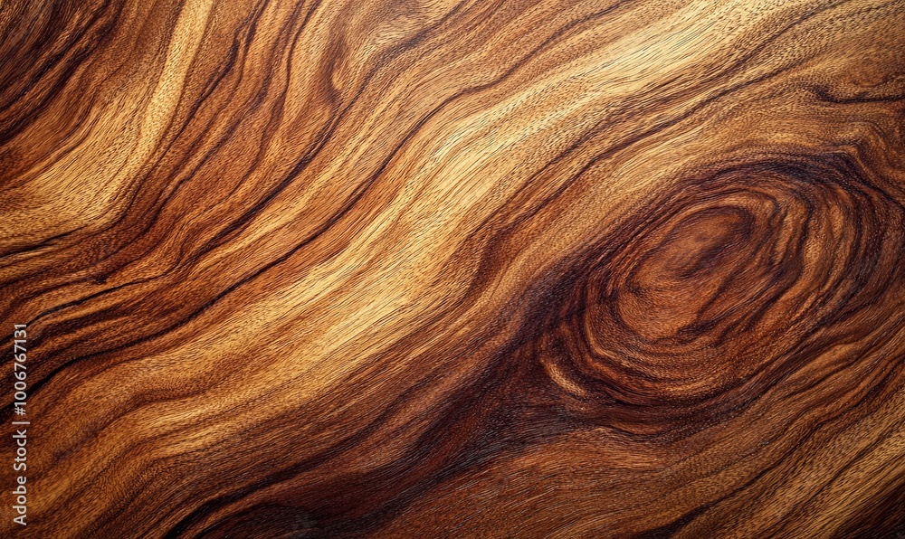 Close-up of a rich, dark brown wood grain pattern with swirling knots and a natural, warm tone. Close-up of a rich, dark brown wood grain pattern with swirling knots and a natural, warm tone.