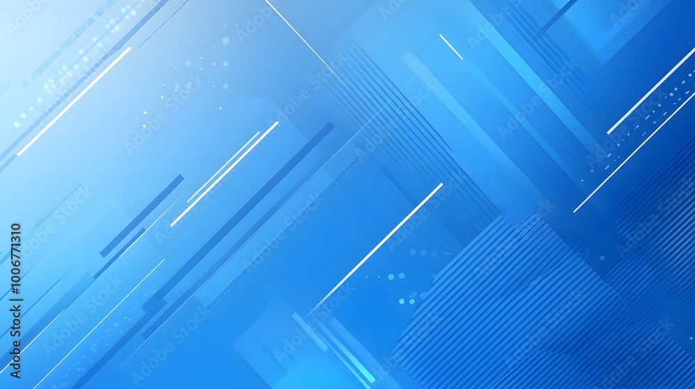 Blue background with diagonal lines and geometric shapes, representing technology or digital design Blue background with diagonal lines and geometric shapes, representing technology or digital design