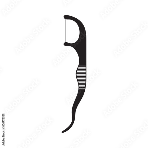 Dental Flossing Tool Icon