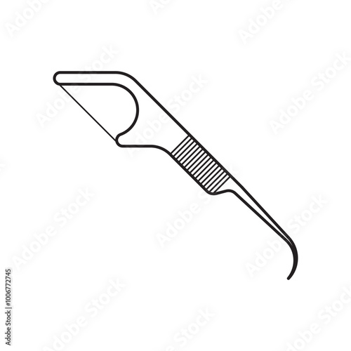 Dental Flossing Tool Icon