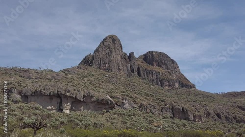 mount Elgon summit view from valley photo