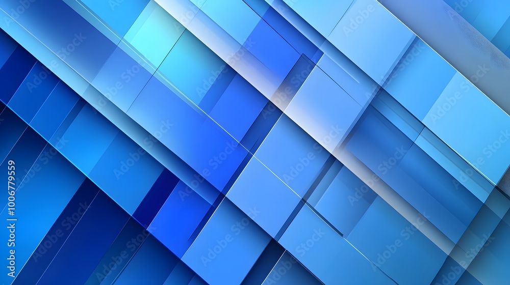 Blue background with diagonal lines and geometric shapes, representing technology or digital design Blue background with diagonal lines and geometric shapes, representing technology or digital design