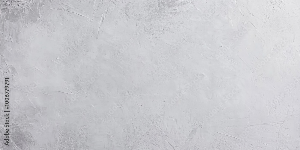 Obraz premium White painted concrete wall texture with subtle texture.