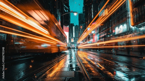traffic at night
