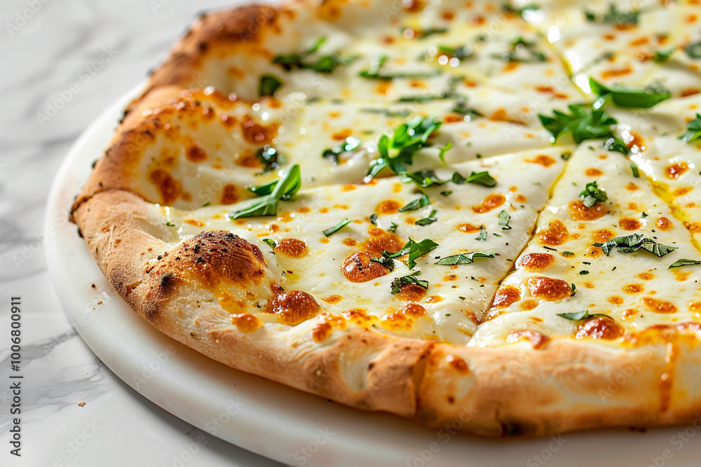 A delicious fresh pizza A delicious fresh pizza
