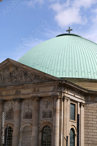 St. Hedwig's Cathedral stan...