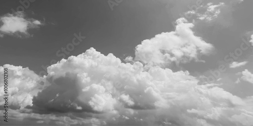 Black cloud and thunderstorm before rainy, Dramatic black clouds and dark sky