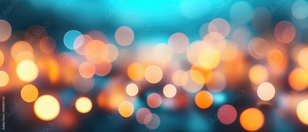 Beautiful bokeh lights creating a dreamy atmosphere. Beautiful bokeh lights creating a dreamy atmosphere.