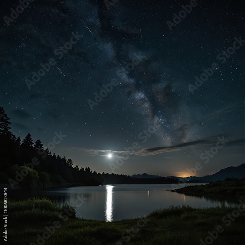 Asteroid in the Moonlight