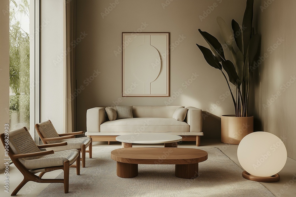 Elegant Interior Design with a Modern Minimalist Aesthetic