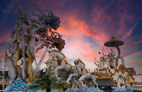 mahadev andhakasura vadh Statue, mahakal corridor hd images, Ujjain Shiva Shri Mahakaleshwar Jyotirlinga Temple