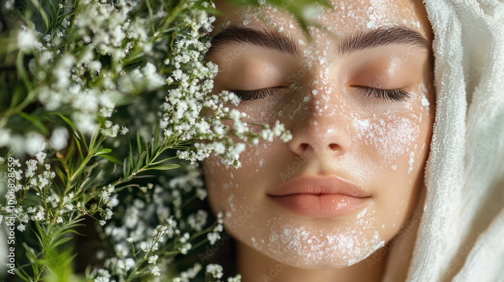 A natural skin rejuvenation spa treatment that promotes radiant skin. Concept Spa Facial, Natural Skincare, Radiant Glow, Skin Rejuvenation, Holistic Wellness. A natural skin rejuvenation spa treatment that promotes radiant skin. Concept Spa Facial, Natural Skincare, Radiant Glow, Skin Rejuvenation, Holistic Wellness.