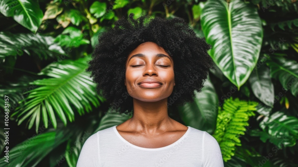 A woman embracing herself, her eyes closed in calm, capturing the essence of self-love and peaceful solitude. A woman embracing herself, her eyes closed in calm, capturing the essence of self-love and peaceful solitude.