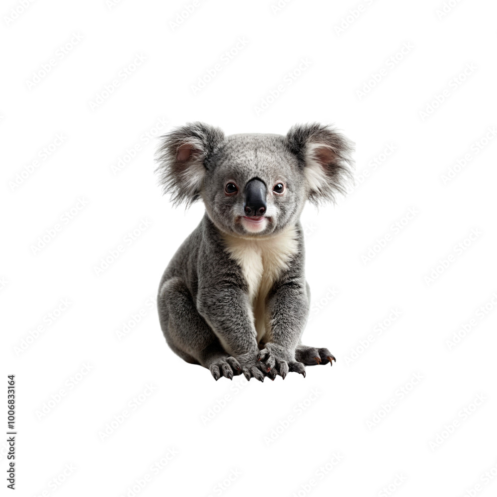 koala sitting ,isolated on white background , transparent png image koala sitting ,isolated on white background , transparent png image