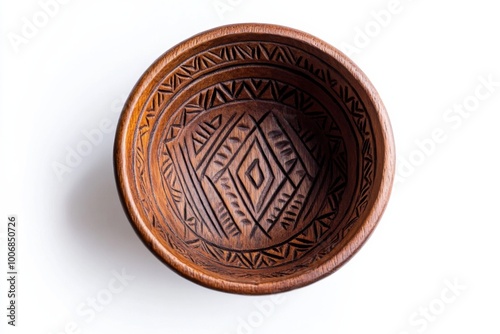 African Carved Wooden Ritual Drinking Cup