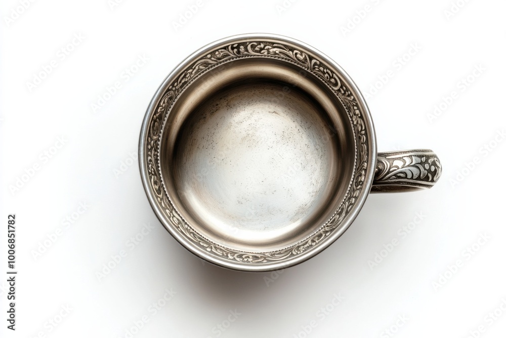 Antique Silver Christening Cup Antique Silver Christening Cup