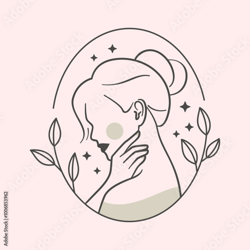 Minimalist Feminine Logo for Beauty and Skincare