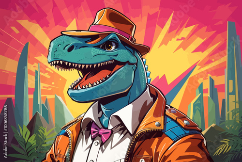 Dino is a fictional character illustration