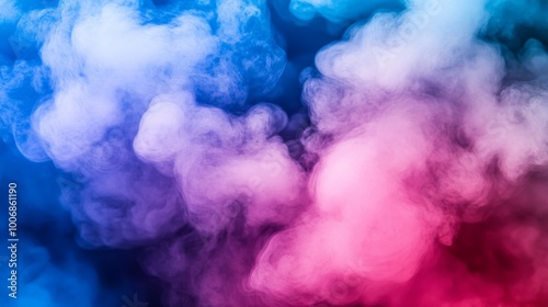 Vibrant Smoke: A Mesmerizing Interplay of Colors and Texture