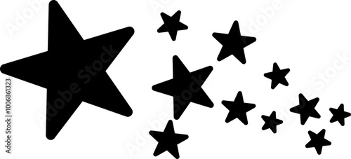 Stars Cricut and Silhouette SVG file
