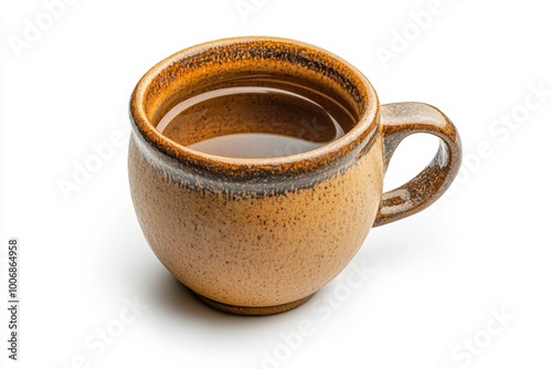 Handcrafted Ceramic Mug with Unique Glaze photo