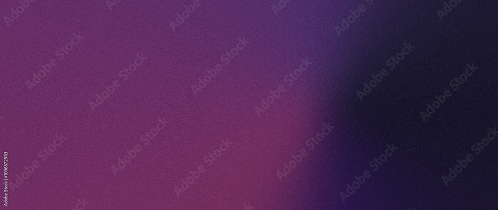 Obraz premium Dark purple red black gradient background violet blurred color abstract grain texture soft noise effect pattern ultraviolet neon defocused illustration banner retro futuristic smooth backdrop design