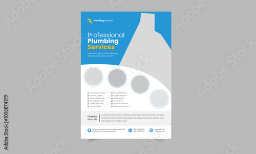Expert Plumbing Service Flyer