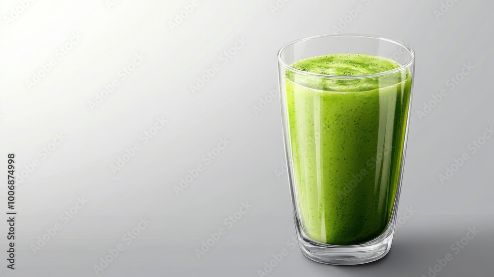 Glass of fresh green smoothie isolated on transparent background Glass of fresh green smoothie isolated on transparent background