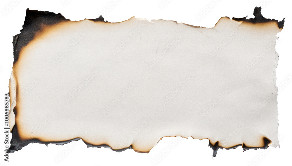 PNG Craft paper with burned background document edges. PNG Craft paper with burned background document edges.