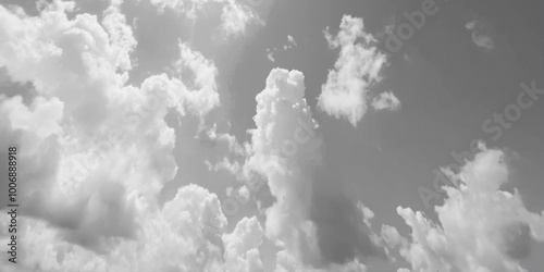Black cloud and thunderstorm before rainy, Dramatic black clouds and dark sky.
