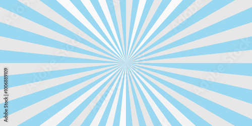 Abstract background with rays. Sun ray vector background radial sunrise or sunset light retro design. Abstract summer sunny. Vintage beam sunburst texture.