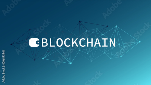 Blockchain technology. Wallet for cryptocurrency. Network pattern. Virtual money for business, finance, digital global trade, payment, worldwide, exchange