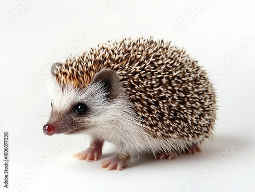 hedgehog on white background --ar 4:3 --v 6.1 Job ID: e5438e3a-4ed6-44a1-b30c-0896a2bde4db