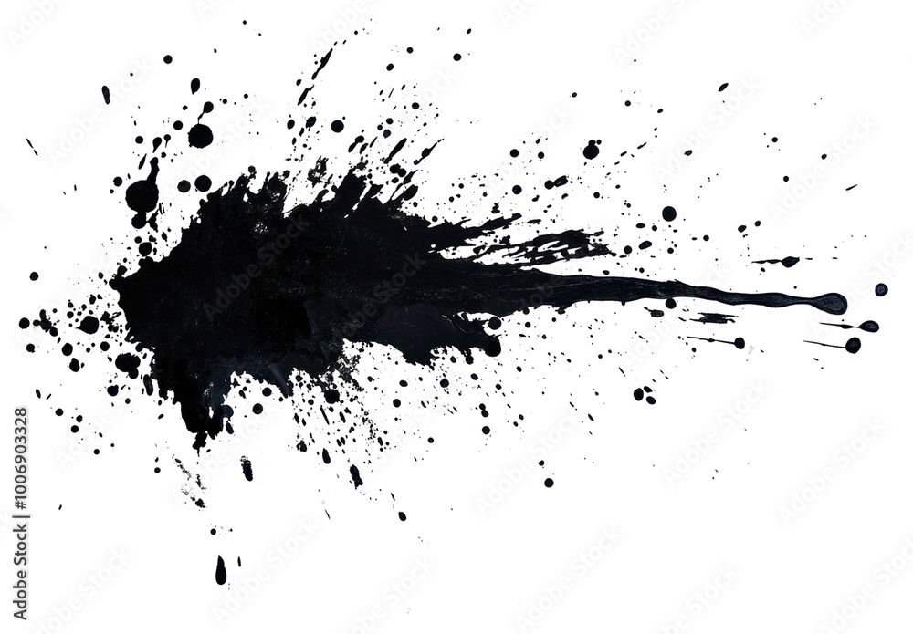 Ink splatter splash abstract silhouette modern. Ink splatter splash abstract silhouette modern.