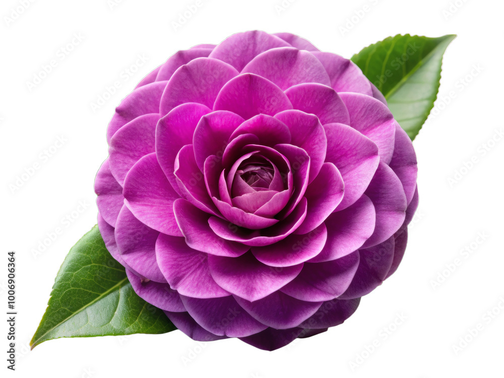 Stunning Purple Camellia Flower Isolated on Transparent Background Stunning Purple Camellia Flower Isolated on Transparent Background