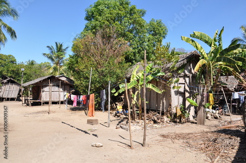 Madagascar, villaggio di Ampasipoby