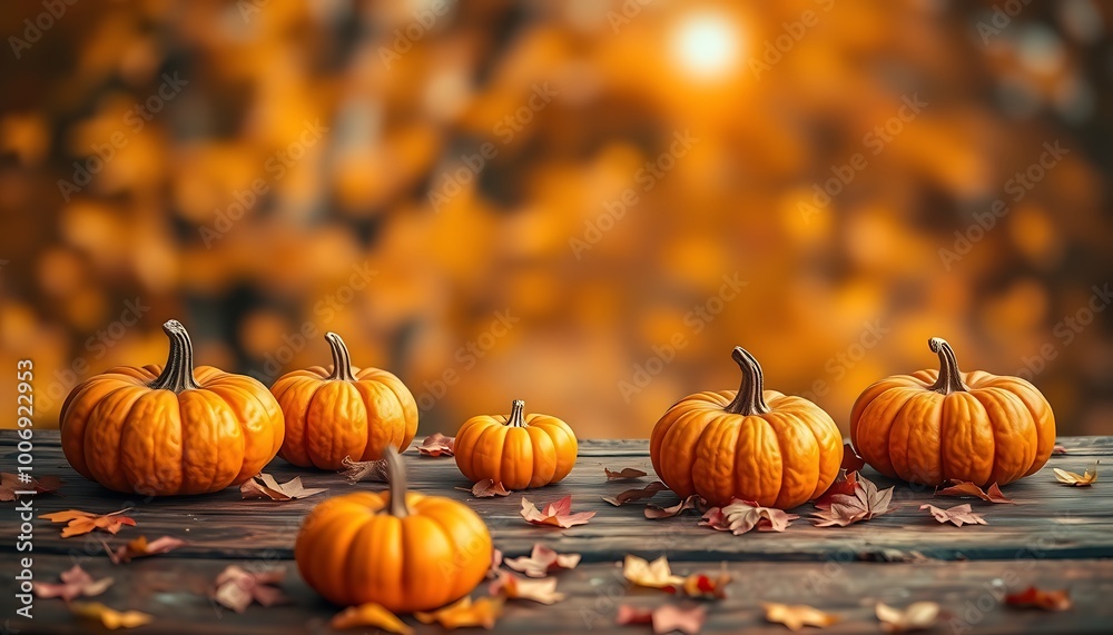 A cozy, horizontal banner showing a collection of bright orange pumpkins and scattered autumn leaves on a rustic wooden table. A cozy, horizontal banner showing a collection of bright orange pumpkins and scattered autumn leaves on a rustic wooden table.