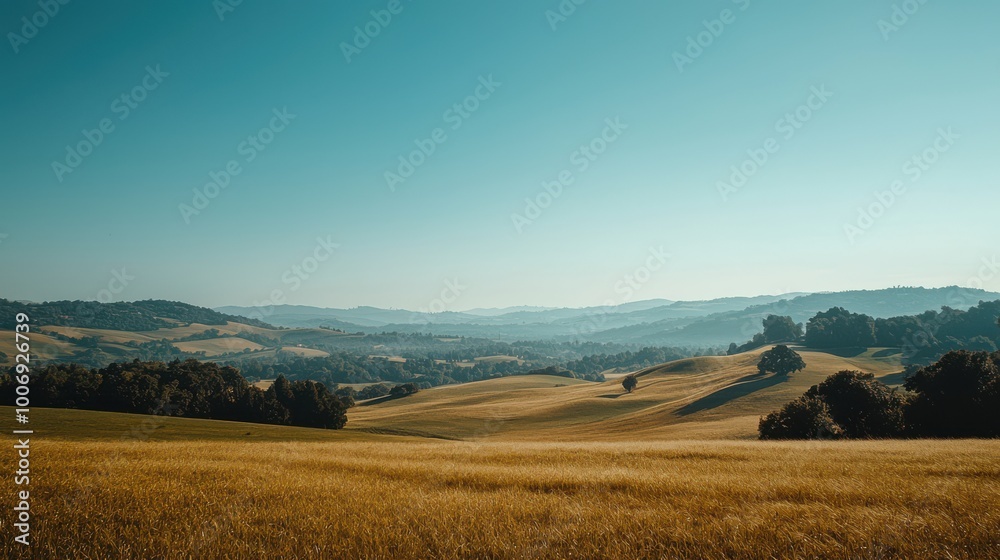 Rolling plains leading to distant mountains Rolling plains leading to distant mountains