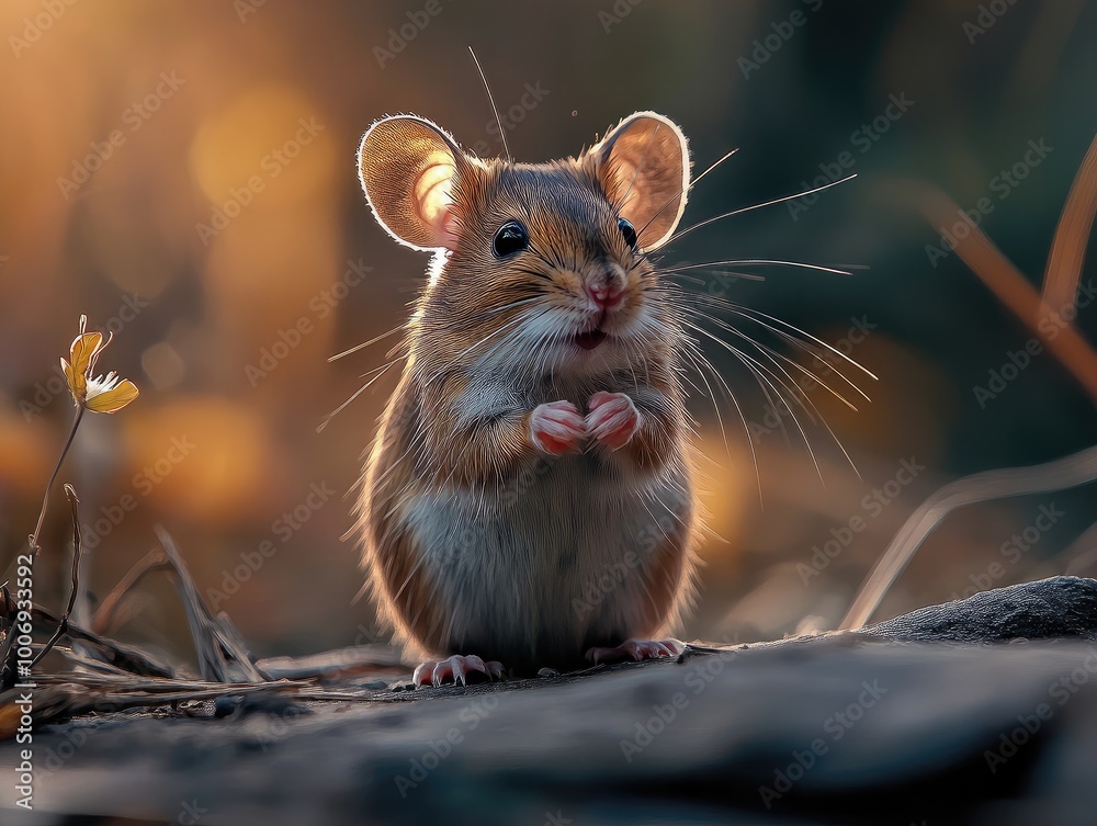mouse in the grass mouse in the grass