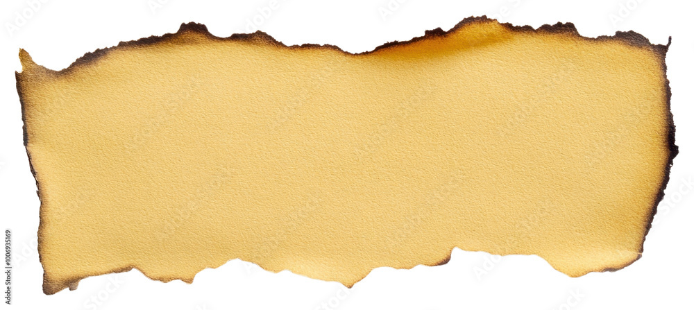 Torn strip of yellow Paper paper document text. Torn strip of yellow Paper paper document text.