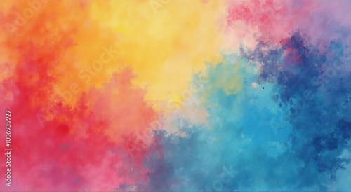 abstract watercolor background with watercolor splashes