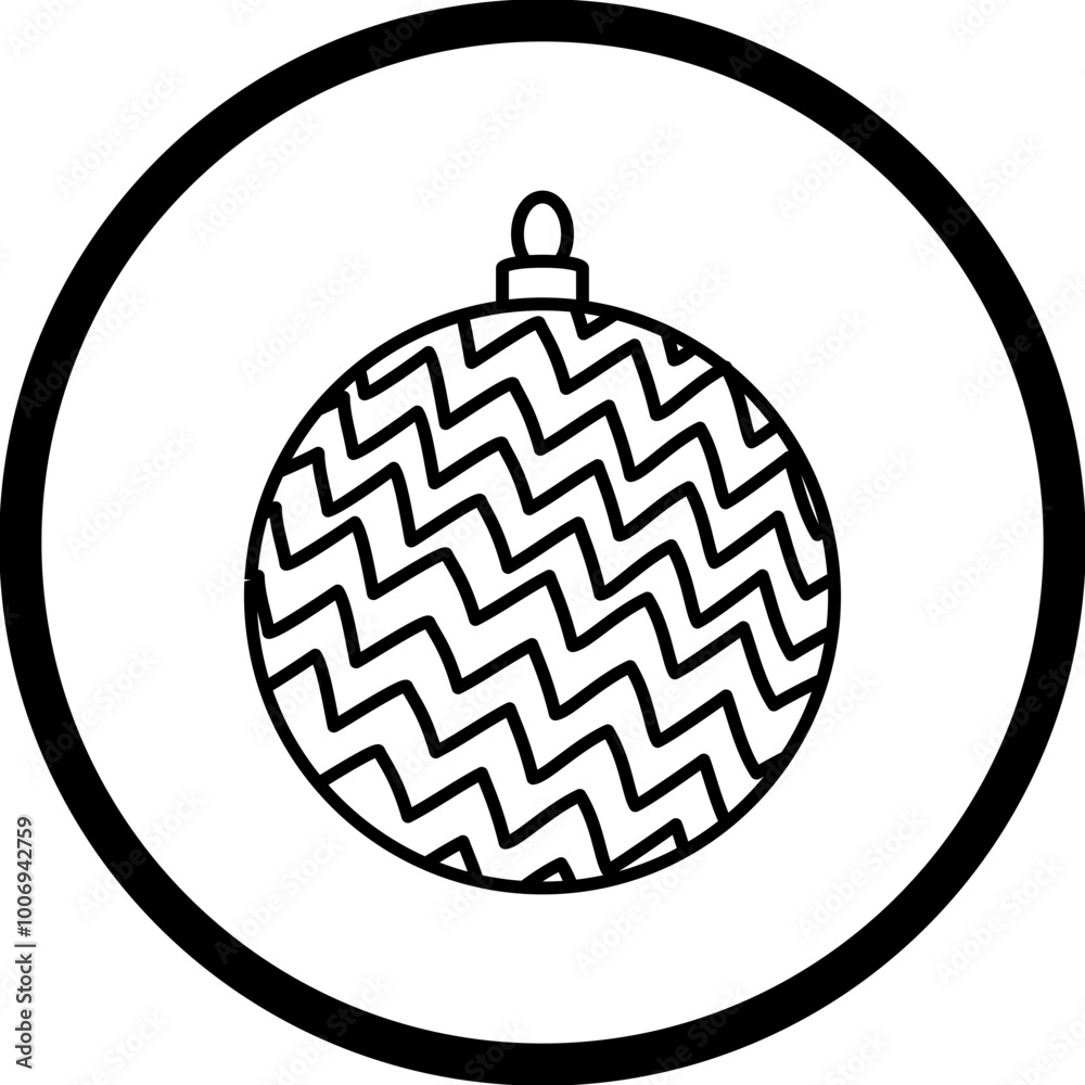 Obraz premium Christmas, New Year Vector Icon element, Isolated white background